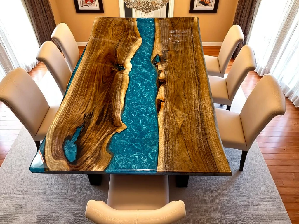 Buy Luxury Epoxy Table for Dining Room – Premium Home Accent